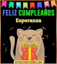 GIF Feliz Cumpleaños Esperanza